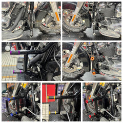 Engine Guard Crash Bar Frame Sliders Guard For Harley Touring Road King Street Glide Electra Glide CVO Freewheeler Trike 2009-2024