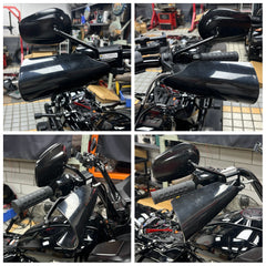 Handlebar Handguards Performance Bagger Hand Guards For Harley Touring Electra Glide FLHTP FLHT Street Glide FLHX FLHXS CVO/SE FLHXSE