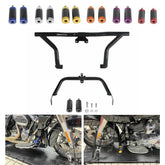 Engine Guard Crash Bar W/ Fairing Support Kit For Harley Road Glide CVO Special FLTR FLTRX FLTRXS FLTRXST FLTRXSE FLTRK