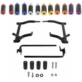 Engine Guard Crash Bar With Rear Saddlebag Supports & Passenger Frame Sliders For Harley Touring Street Glide Road Glide Electra Glide Road King 2014-up