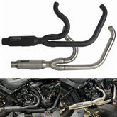 Harley Softail '18-later Low Rider S ST/ Street Bob/ Standard/ Fat Bob/ Slim/ Deluxe Stainless Steel 2-Into-1 Exhaust