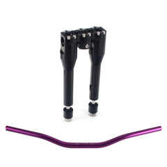 Harley Dyna /Street bob /Softail /Sportster CNC 6" 8" 10" 12" +1" Handlebar Risers 1-1/8" Straight Clamp