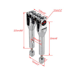 Harley most Dyna / Street bob / Softail / Sportster 1-1/4" Clamping Diameter Handlebar Risers 6" 8" 10" 12" CNC 6061-T6 Billet Aluminum