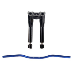 Harley Dyna / Street bob / Softail / Sportster 6"/8"/10"/12" CNC Pullback Risers + 32" Wide TBW Pre-Drilled Handlebar