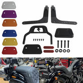 Harley M8 Softail Low Rider S FXLR FXLRS 2018-2025 Club Style Backrests Low profile Fixed Mini Sports Sissy Bar Kit