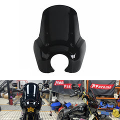 Harley Softail M8 Low Rider S FXLRS 114 117 2020-2026 Front Fairing Windshield w/BAJA Designs LP6 Headlight Bracket Mounting Kit