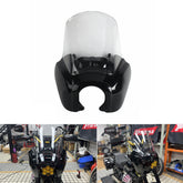 Harley Softail M8 Low Rider S FXLRS 114 117 2020-2026 Front Fairing Windshield w/BAJA Designs LP6 Headlight Bracket Mounting Kit