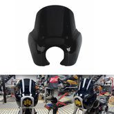 Harley Dyna Low Rider/ Street Bob/ Fat Bob/ Super Glide/ Wide Glide 2006-2017 Front Headlight Fairing Windshield w/BAJA LP6 Lighting Bracket Mounting Kit