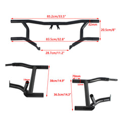 For Harley Street Glide Road King Electra Glide Road Glide Highway Crash Bar Engine Guard Saddlebag Tip-Over Bar Set 2014-2025