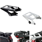 Black / Chrome Luggage Rack Detachable Tour-Pak For Harley Touring Road King 2014-Later - zjmoto