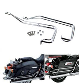 Motorcycle Twin Rail Saddlebag Guard Kit For Harley Touring 2009-2013 - zjmoto