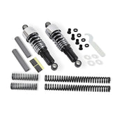 10.5" Slammer Lowering Kit Fork Spring Shock Absorber For Harley Davidson Dyna - zjmoto