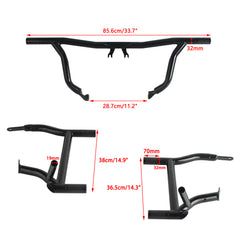 For Harley Touring Street Glide Road Glide Road King Electra Glide Ultra Limited CVO ST Highway Engine Saddlebag Guard Crash Bar 2014-2025