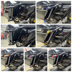 For Harley Touring Street Glide Road Glide Road King Electra Glide Ultra Limited CVO ST Highway Engine Saddlebag Guard Crash Bar 2014-2025