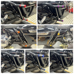 For Harley Touring Street Glide Road Glide Road King Electra Glide Ultra Limited CVO ST Highway Engine Saddlebag Guard Crash Bar 2014-2025