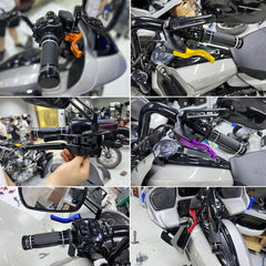 Harley Sportster Iron XL883N XL1200NS 2014-2022 Short Levers