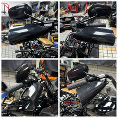 Hand Guards Motorcycle Performance Bagger Handlebar Handguards For Harley Touring Road Glide Road King  Electra Glide