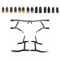 For Harley Touring Street Glide Road Glide Road King Electra Glide Highway Engine Guard Crash Bar Tip-Over Bar Set 2014-2025