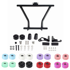 Front Highway Crash Bar Engine Guard Frame Slider Peg For Harley Softail Low Rider ST 117 FXLRST 2022-2023