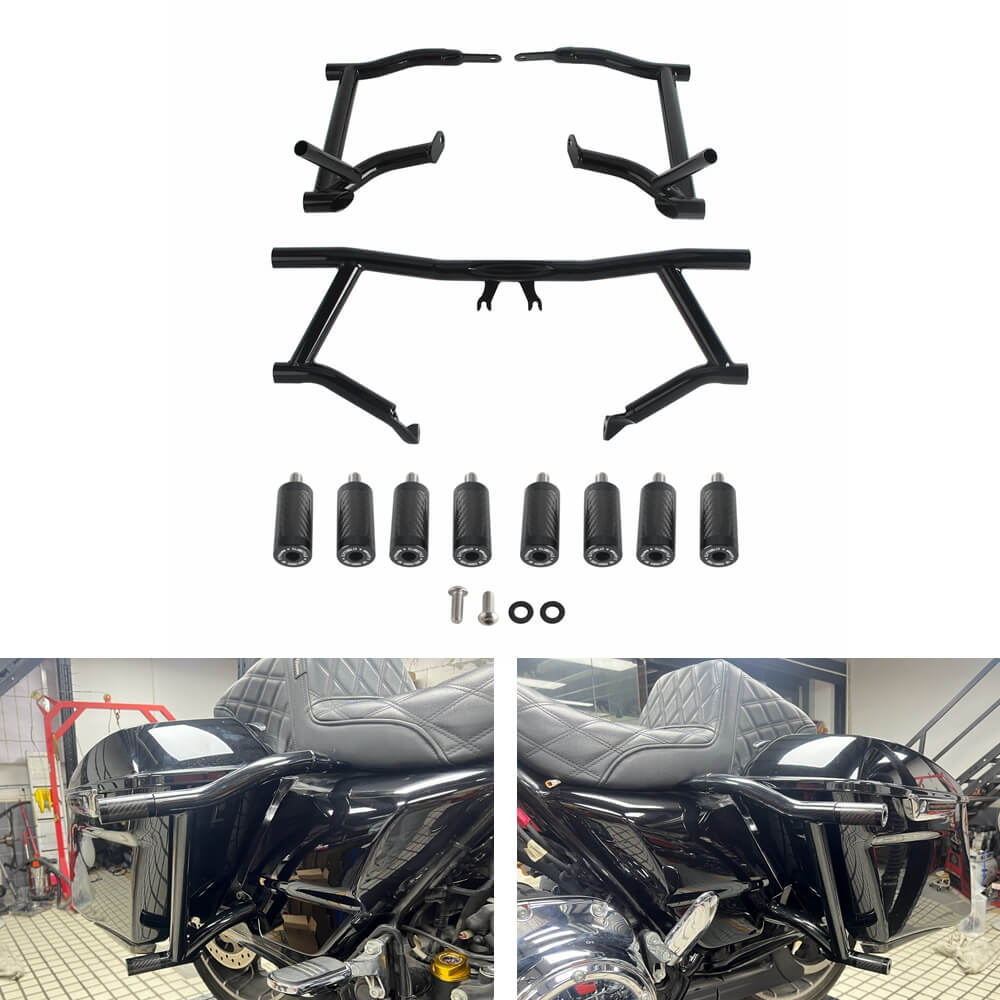 For Harley Road Glide Road King Street Glide Electra Glide FLTRUSE FLHRC FLHXS FLHTK Performance Crash Bar Engine Guard