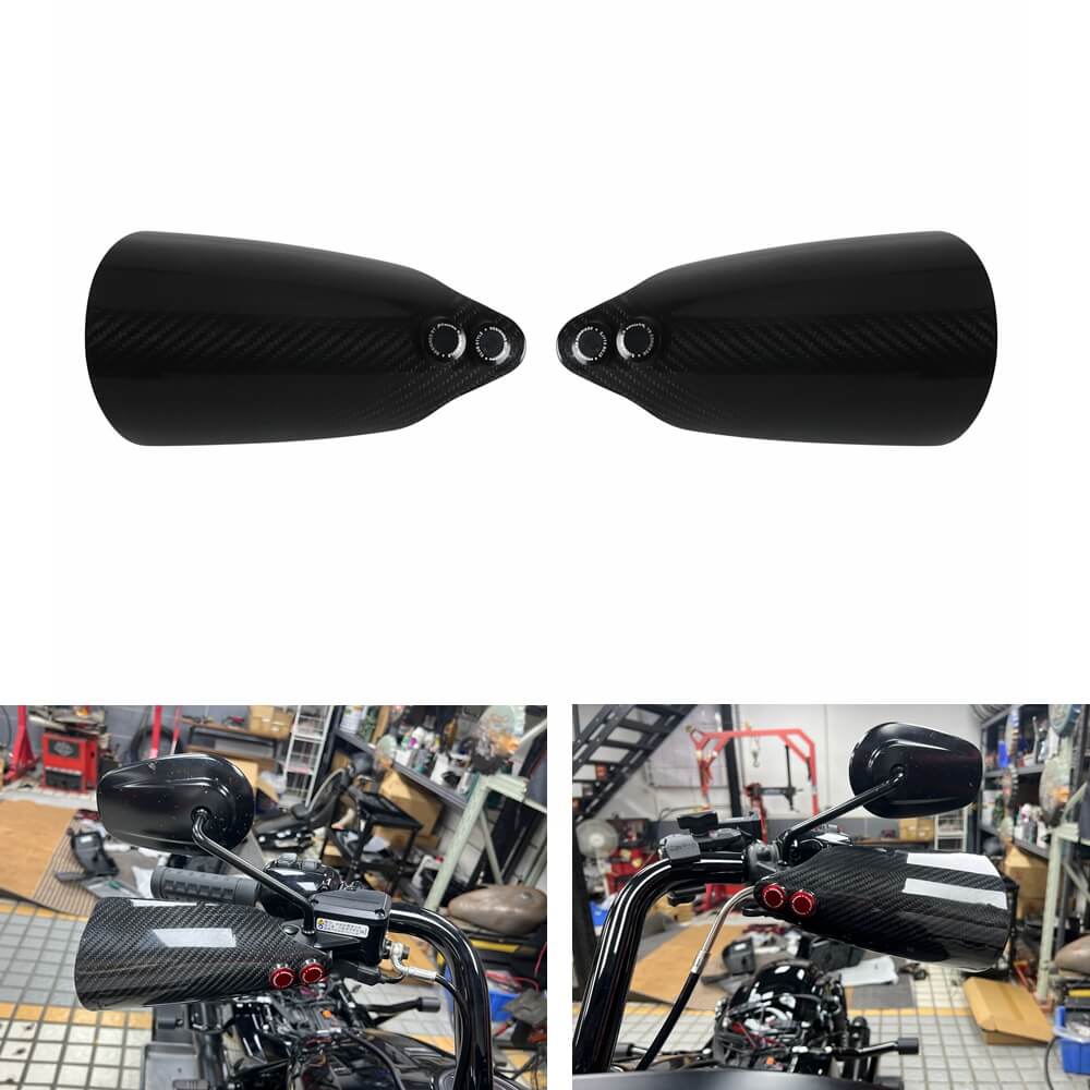 Carbon Fiber  Performance Bagger Handguards Hand Guard For Harley Touring Road Glide Special Road King Electra Glide Ultra Limited 2014-2020