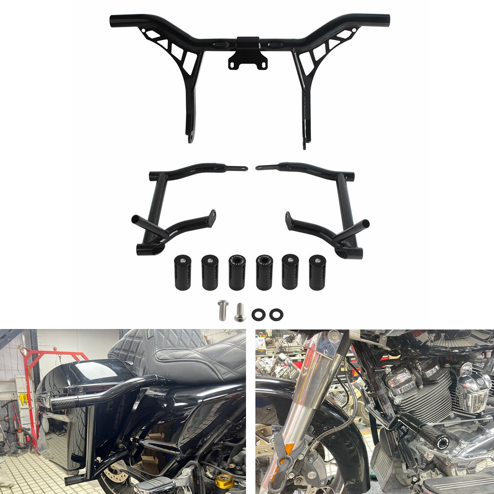 Motorcycle Crash Bar Engine Guard For Harley Touring Street Glide Road King Special Road Glide ST Electra Glide