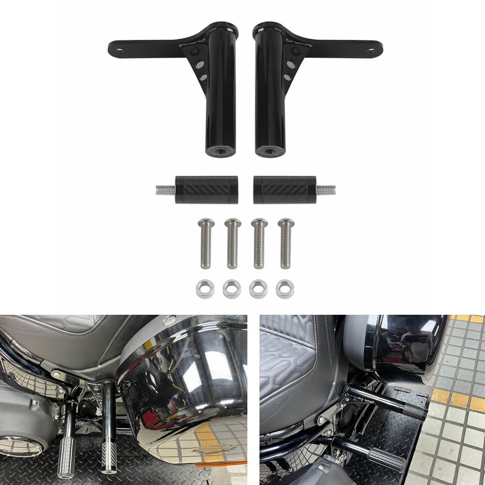 Highway Engine Guard Crash Bar Rear Saddlebag Guards For Harley Softail Low Rider ST 117 FXLRST 2022-2024