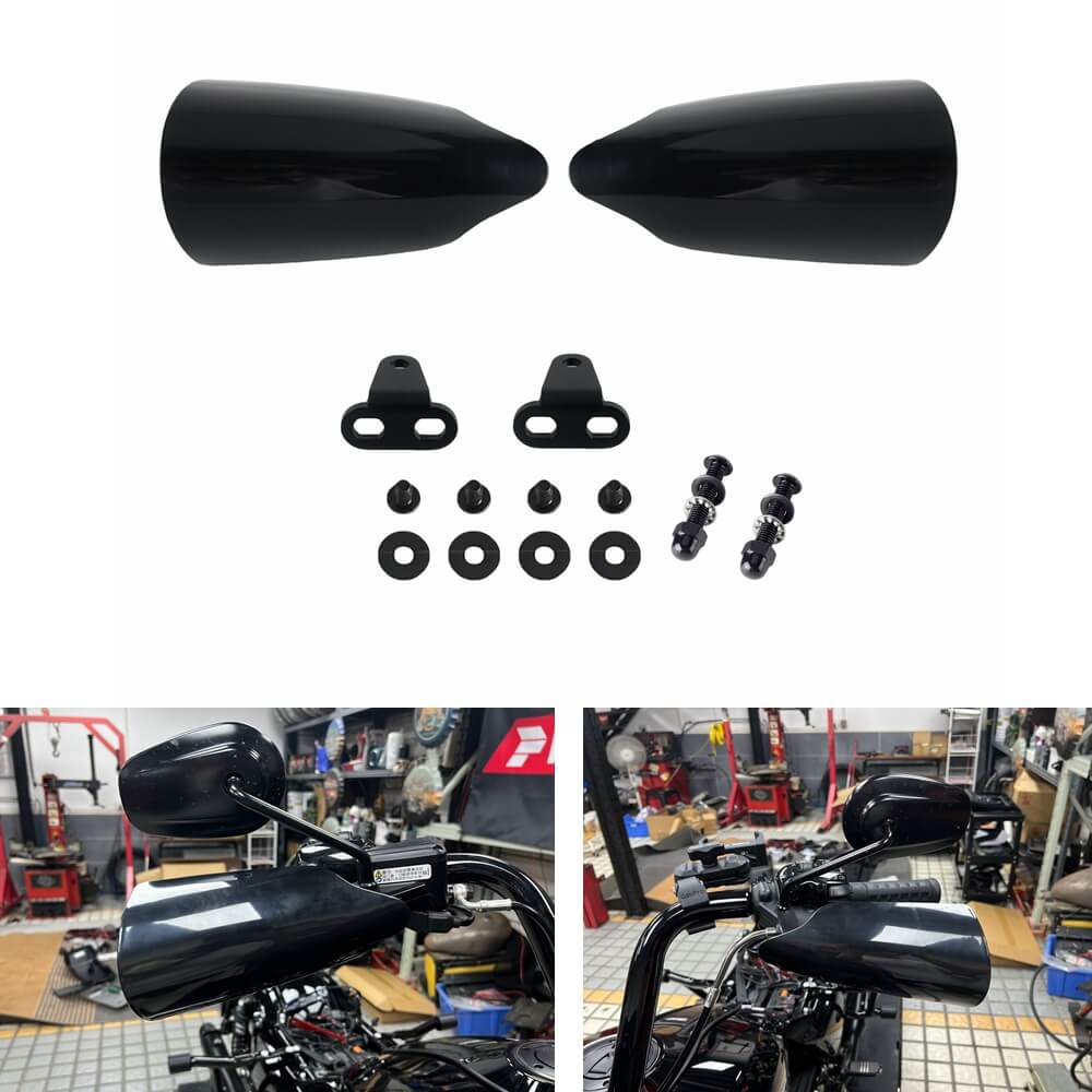 Handlebar Handguards Performance Bagger Hand Guards For Harley Touring Electra Glide FLHTP FLHT Street Glide FLHX FLHXS  CVO/SE FLHXSE