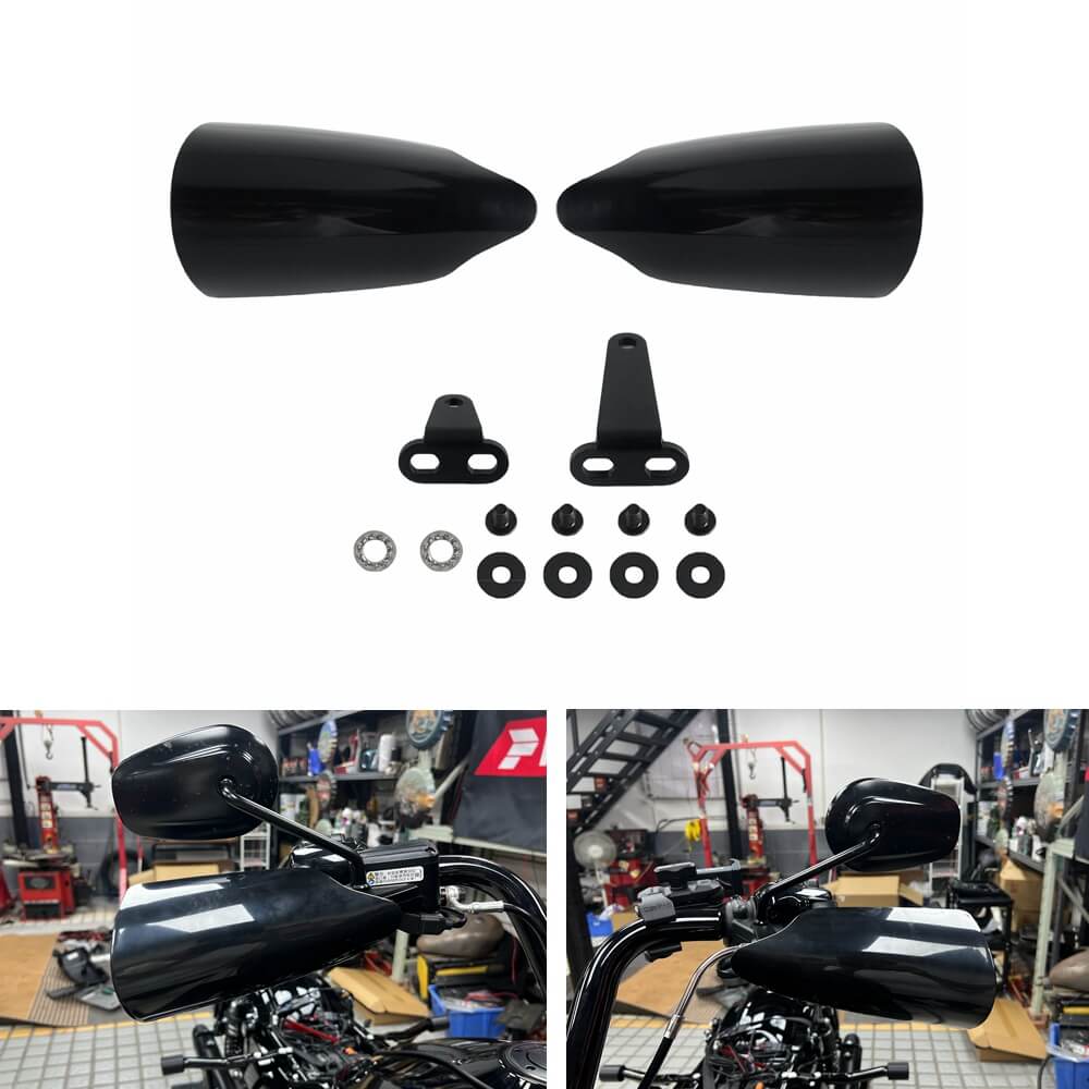 Motorcycle Hand Guards Performance Bagger Handguards For Harley Touring Road King FLHRXS Road Glide FLTRX FLTRXS FLTRK Electra Glide FLHTK FLHTKSE