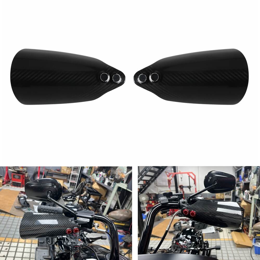 Carbon Fiber Handguards Wind Protection For Harley Touring  Street Glide CVO/SE Special Electra Glide Police Standard 2014-2020