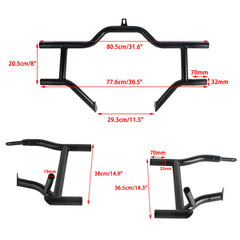 Highway Engine Guard Crash Bar Engine Guard Saddlebag Tip-Over Bar Set For Harley Special ST CVO Street Glide  Road King Electra Glide