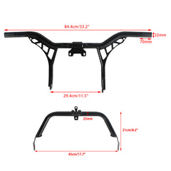 For Harley Road Glide Special CVO FLTR FLTRXS FLTRXST FLTRU FLTRK FLTRKSE Highway Engine Guard Crash Bar W/ Fairing Support Kit