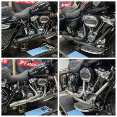 Harley 2017-Up M8 Touring Electra Glide Road King Street Glide Road Glide 2-Into-1 Exhaust
