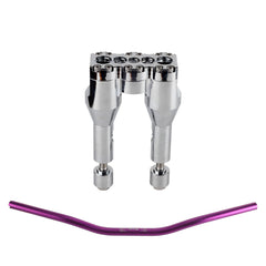 Harley most Dyna / Street bob / Softail / Sportster Handlebar Risers 6"+1"/ 8" + 1“ /10" + 1"/ 12" + 1" Clamp + 32" Pre-Drilled Bars 3" Rise