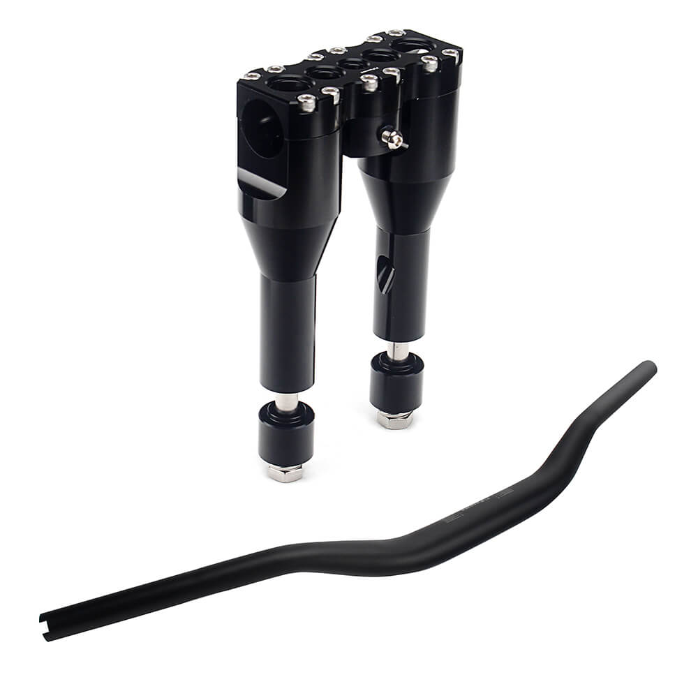 Harley most Dyna / Street bob / Softail / Sportster 1-1/2" Straight Rise Handlebar Risers 6" + 1"/ 8" + 1"/ 10" + 1"/ 12" + 1" Billet 6061-T6