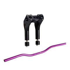 Harley Dyna / Street bob / Softail / Sportster 6"/8"/10"/12" CNC Pullback Risers + 32" Wide TBW Pre-Drilled Handlebar