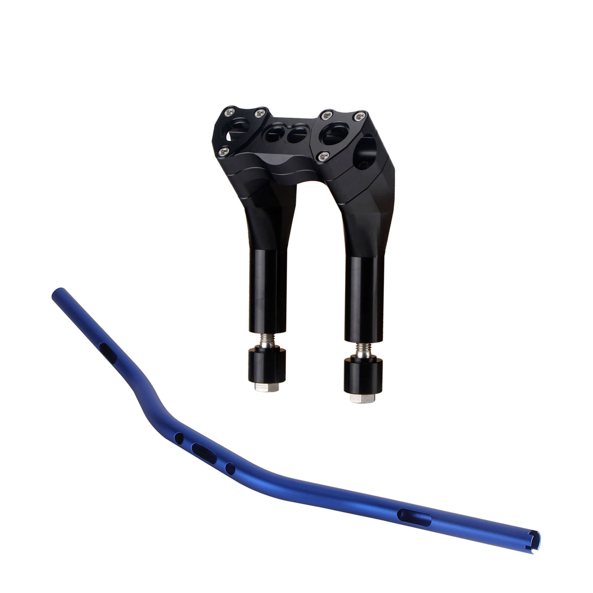 Harley Dyna / Street bob / Softail / Sportster 1.5" Pullback Club Style Handlebar Risers 6" + 1"/ 8" + 1"/ 10" + 1"/ 12" + 1"