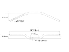 Harley most Dyna / Street bob / Softail / Sportster 1.5" Pullback Modular Riser 6"+1"/ 8" + 1"/ 10" + 1"/ 12" + 1" CNC 6061-T6 Aluminum