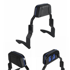 Harley Touring Road King Road Glide Electra Street Glide ST CVO FLHR FLHT FLTRXS 2014-2024 Performance Bagger Passenger Backrests Low profile Fixed Sissy Bar Kit