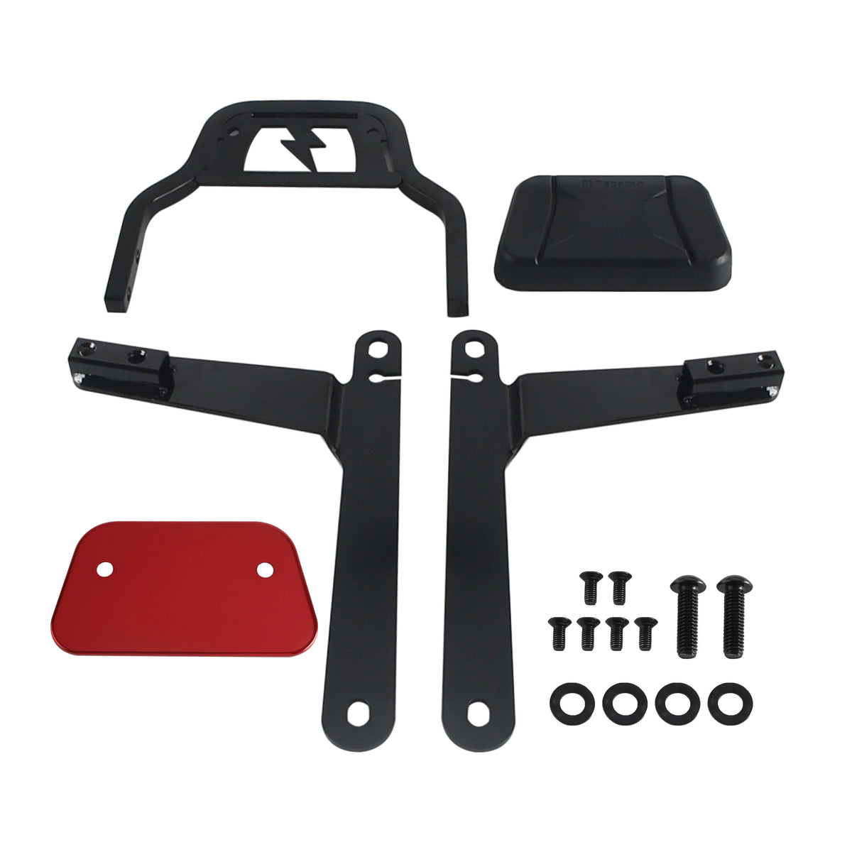 Harley Dyna Low Rider/ Street Bob/ Super Glide/ Wide Glide/ Super Glide CVO/ Switchback '06-'17 Passenger Backrests Kit