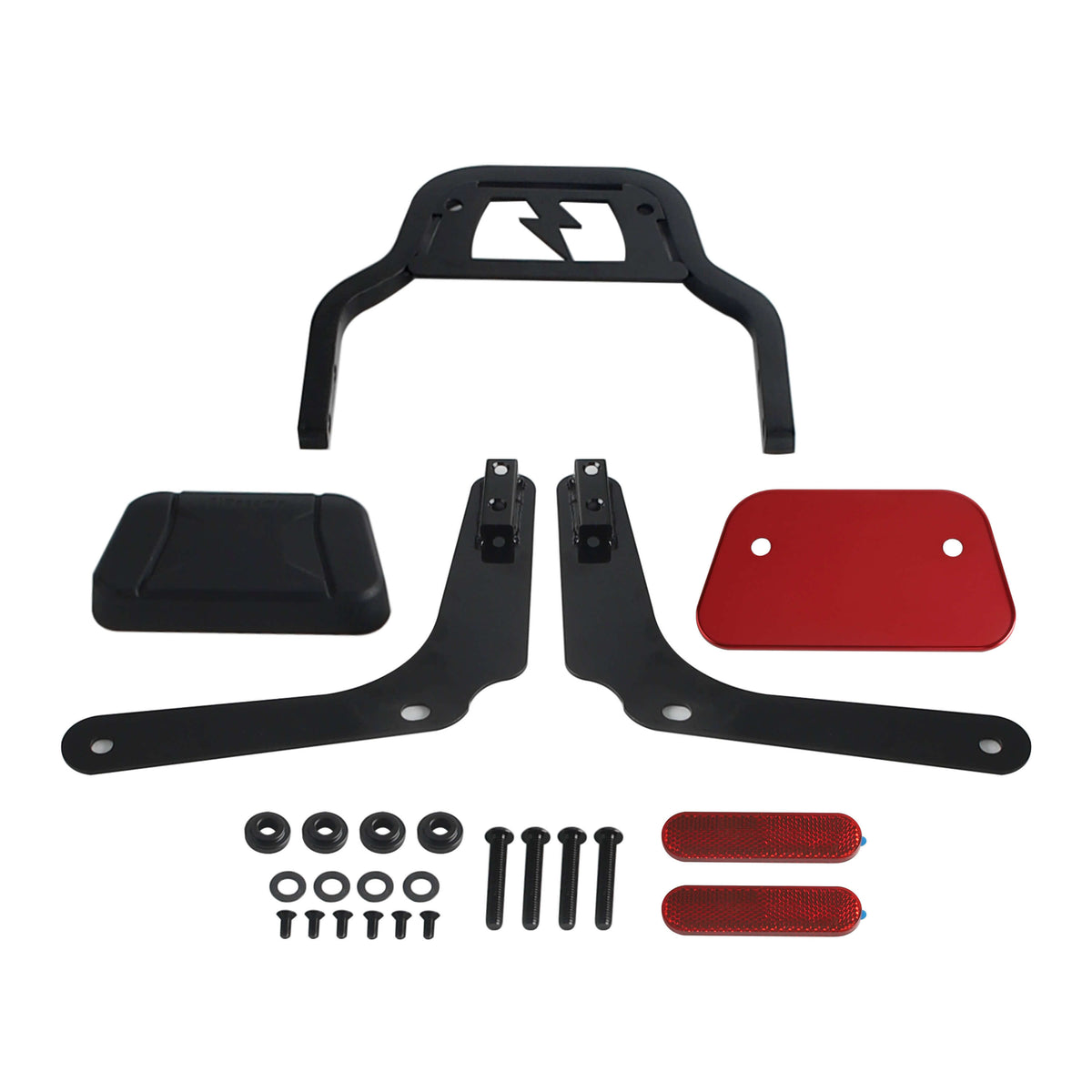 Harley M8 Softail Heritage Classic FLHC FLHCS/ Hydra-Glide Revival FLI 2018-2025 Passenger Backrests Low profile Fixed Mini Sports Sissy Bar Kit