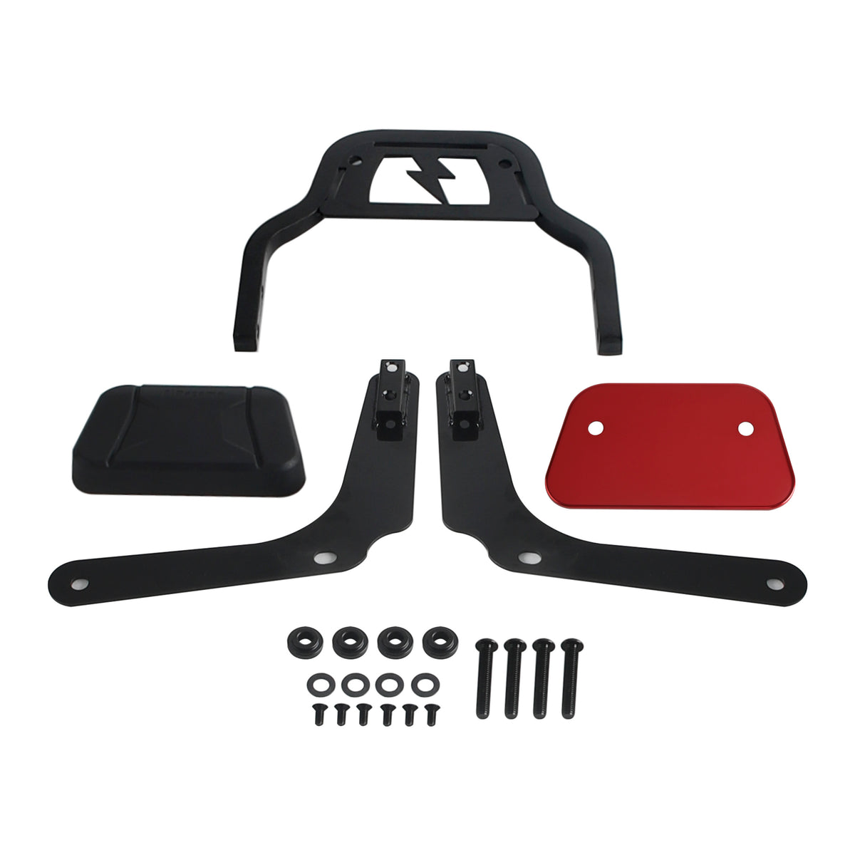 Harley Softail Deluxe FLDE/ Slim FLSL/ Standard FXST/ Street Bob FXBB FXBBS 2018-2025 Passenger Backrests Low profile Fixed Mini Sports Sissy Bar Kit