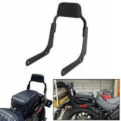 Harley Softail Deluxe FLDE/ Slim FLSL/ Standard FXST/ Street Bob FXBB FXBBS 2018-2025 Passenger Backrests Low profile Fixed Mini Sports Sissy Bar Kit