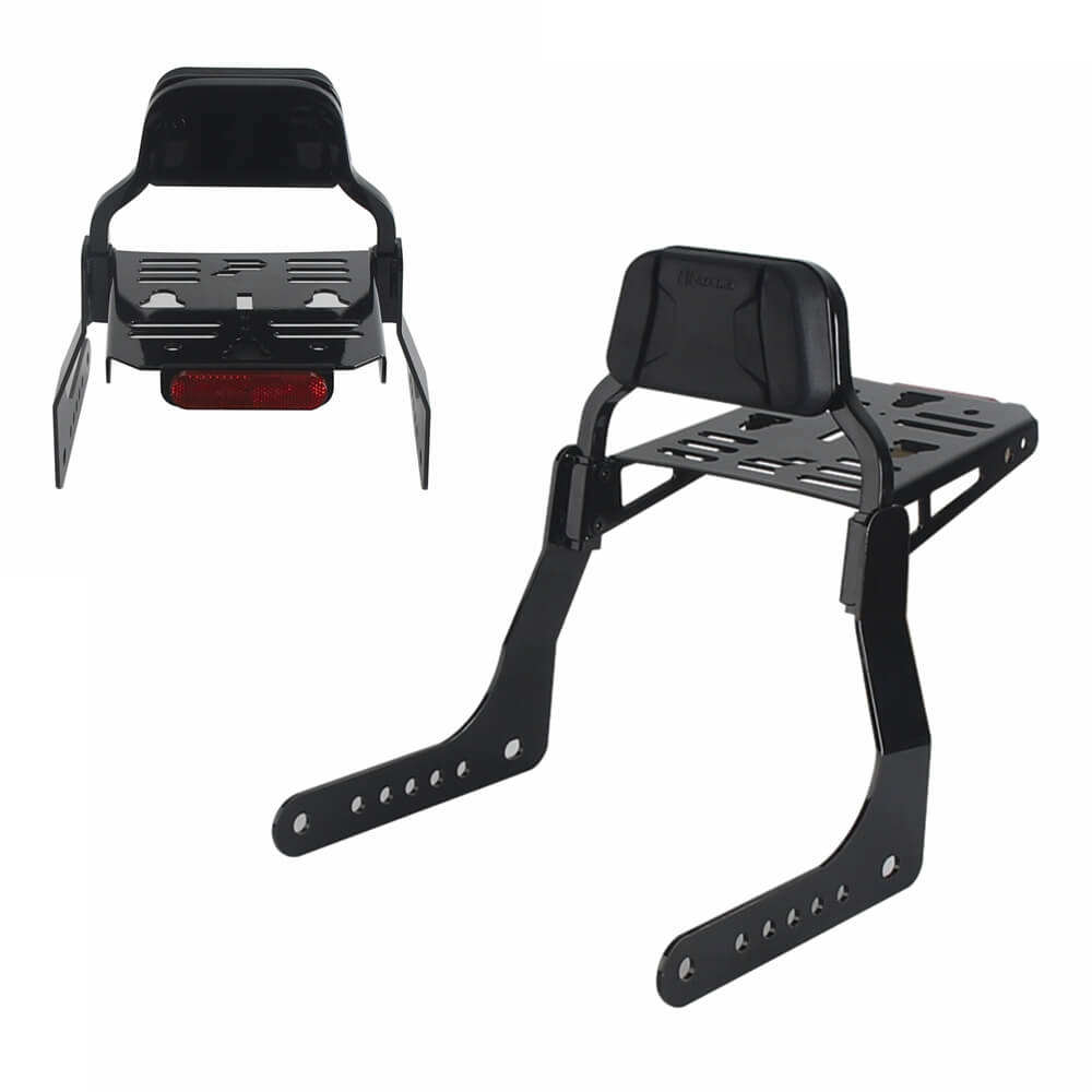 Harley M8 Softail Low Rider ST FXLRST FXRST Sport Glide FLSB 2018-2025 Club Style Passenger Backrests Low profile Fixed Mini Sports Sissy Bar Kit