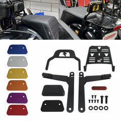 Harley Dyna Low Rider/ Street Bob/ Super Glide/ Wide Glide/ Switchback/ Low Rider S '06-'17 Club Style Passenger Backrests Low profile Fixed Mini Sports Sissy Bar Kit
