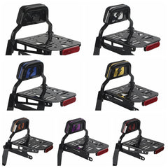 Harley Dyna Low Rider/ Street Bob/ Super Glide/ Wide Glide/ Switchback/ Low Rider S '06-'17 Club Style Passenger Backrests Low profile Fixed Mini Sports Sissy Bar Kit