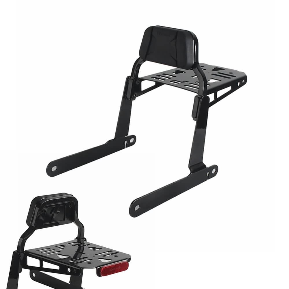 Harley Dyna Low Rider/ Street Bob/ Super Glide/ Wide Glide/ Switchback/ Low Rider S '06-'17 Club Style Passenger Backrests Low profile Fixed Mini Sports Sissy Bar Kit