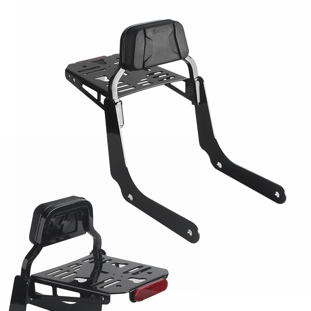 Harley Softail Heritage Classic FLHC FLHCS Hydra-Glide Revival FLI 2018-2025 Club Style Passenger Backrests Low profile Fixed Mini Sports Sissy Bar Kit