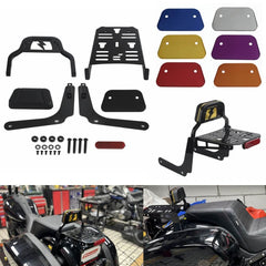 Harley M8 Softail Deluxe FLDE/ Slim FLSL/ Standard FXST/ Street Bob FXBB FXBBS 2018-2025 Passenger Backrests Low profile Fixed Mini Sports Sissy Bar Kit