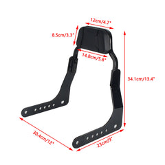 Harley M8 Softail Low Rider ST FXLRST/ FXRST/ Sport Glide FLSB 2018-2025 Passenger Backrests Low profile Fixed Mini Sports Sissy Bar Kit